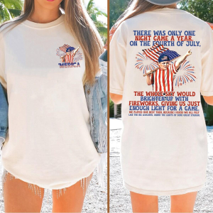 The Sandlot 4th of July T-shirt, Ham Porter Hambino Fireworks 4th of July scene In Sandlot, Scotty Smalls Baseball