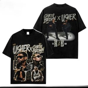 Comfort Colors Ch ris Raymonds Browns 2026 Music Tour, Ch ris Brown Usher Tshirt, Music Tour Tee, RnB Tour Shirt