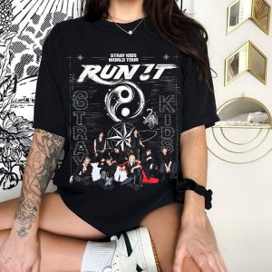 Stray Kids World Tour Run It Graphics Sweatshirt, Stray Kids Run It Shirt, Stray Kids This And That Tee, Vintage Stray Kids World Tour 2026